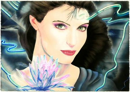 Neon/ 28"X40"  : Feminine Flair : Jonna White Gallery