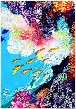 Painted Reef II : Underwater : Jonna White Gallery